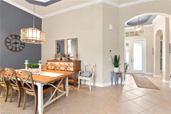 Family dining area