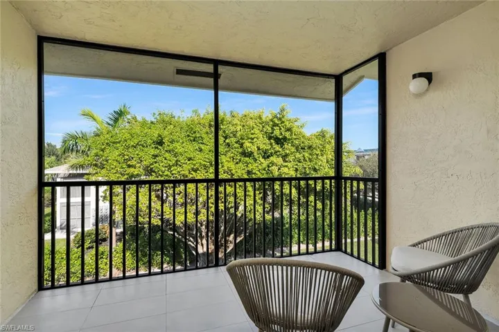 Balcony with a sunroom