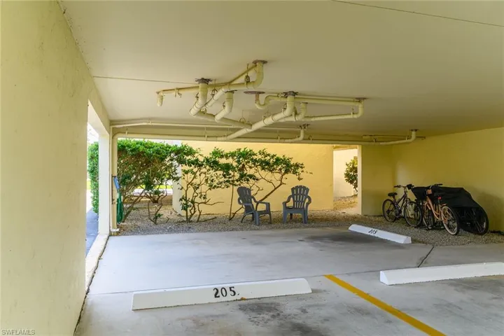 View of parking deck