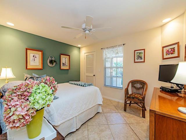 Guest Bedroom with large walk in closet.
