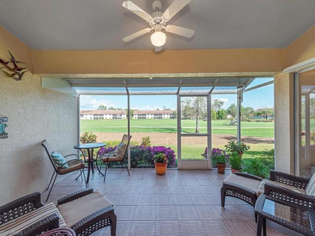 Extended Lanai with sweeping views of the 3rd fairway at Glen Eagle Golf & CC.