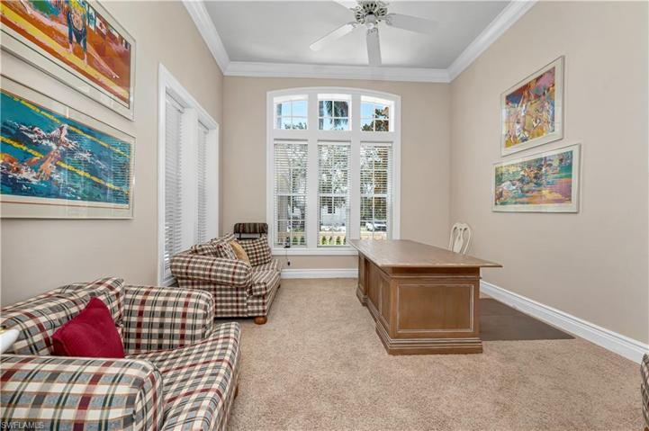 Downstairs study.