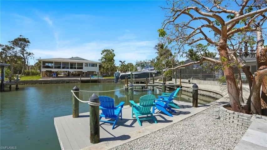 Lagoon view from sitting area on pier - Virtually Edited Image