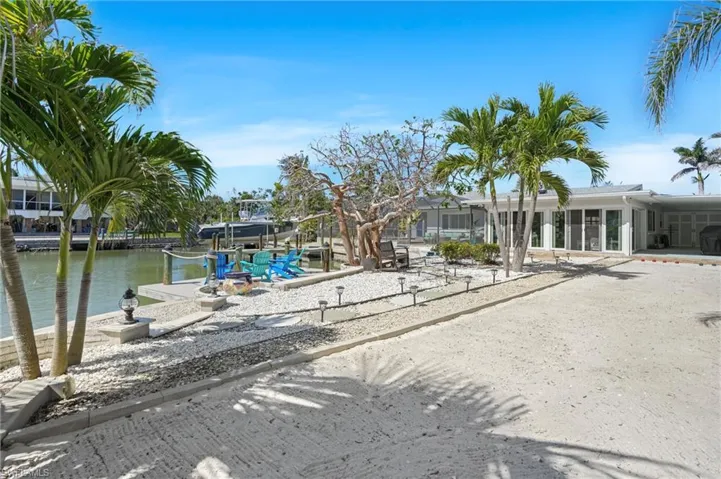 View of Bocce Court - Virtually Edited