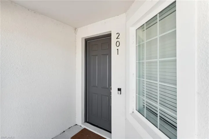 Doorway to property
