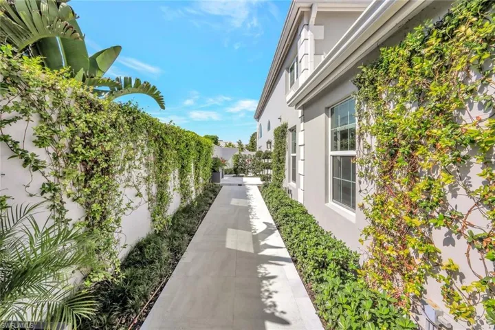 Side walk to front door