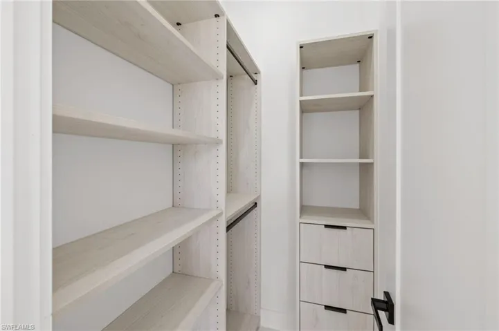 View of spacious closet