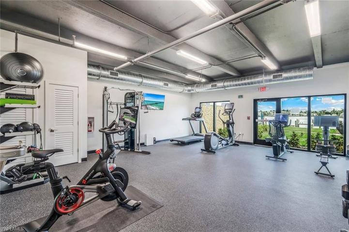 An all new fitness center with remodeled baths (including a pool side outdoor bath) - workout while enjoying the beautiful Bay views