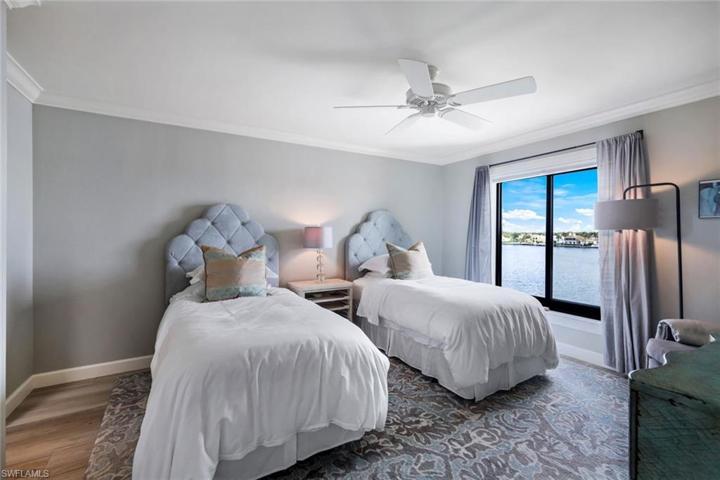 Second en-suite Bedroom with amazing sunrise water views