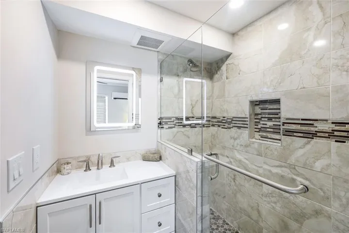 New Large Walk-in Shower