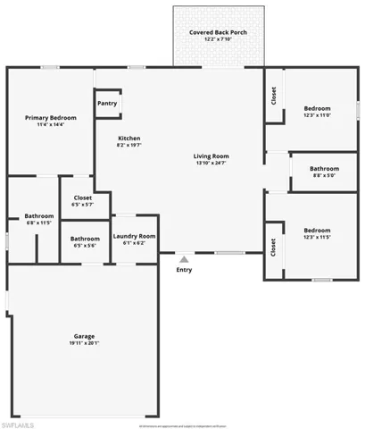 View of floor plan / room layout