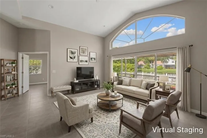 Virtually Altered Flooring & Paint Color. Virtually Staged