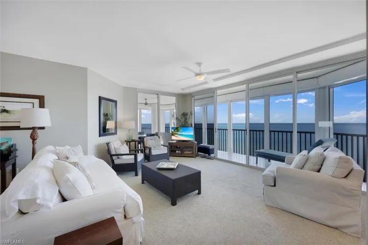 Western and southern Gulf views from your living room.