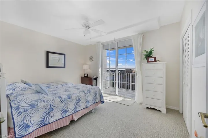 Guest bedroom with eastern exposure Bay views.