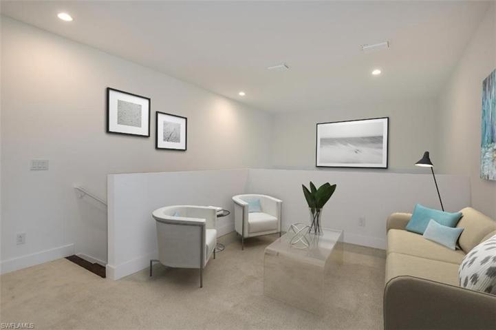 virtual staging - upstairs loft