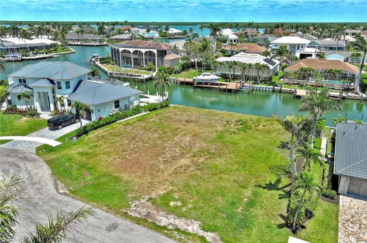 Bird's eye view with a residential view and a water view