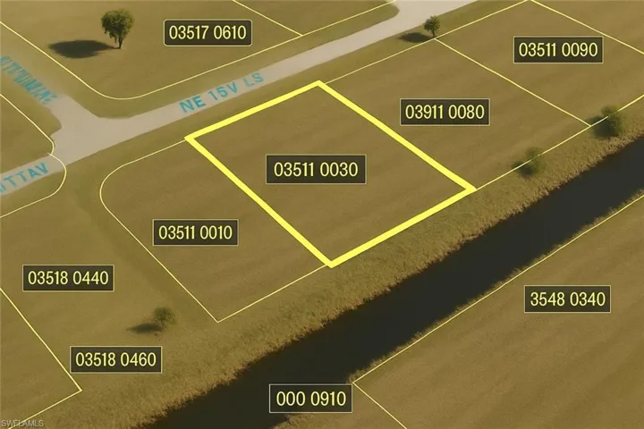 Plat Map. Illustrating the property boundaries and associated parcel identification numbers