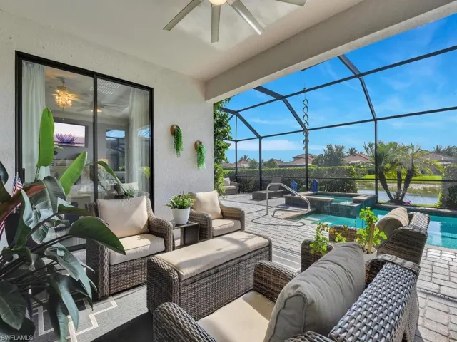 Covered Area On Pool Lanai