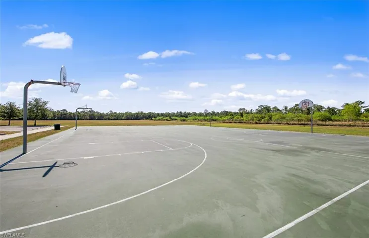 View of sport court featuring community basketball court