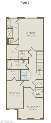 View of floor plan / second floor