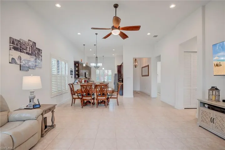 Living & dining area