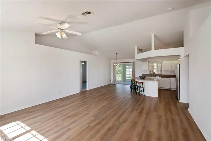 View of Great Room from Front Door
