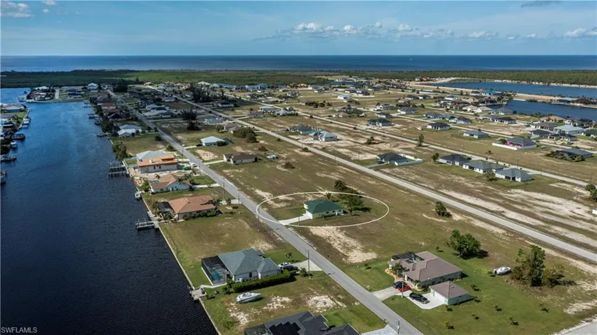 Gulf Access Homes Built Around this Home
