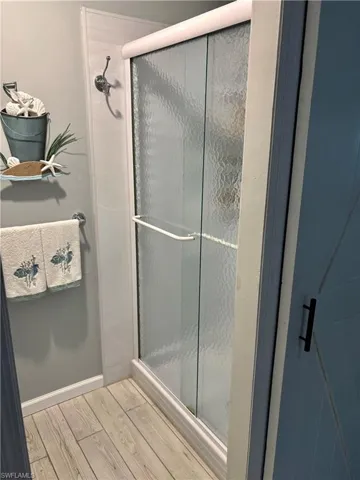 Segregated toilet and shower in Primary Bath