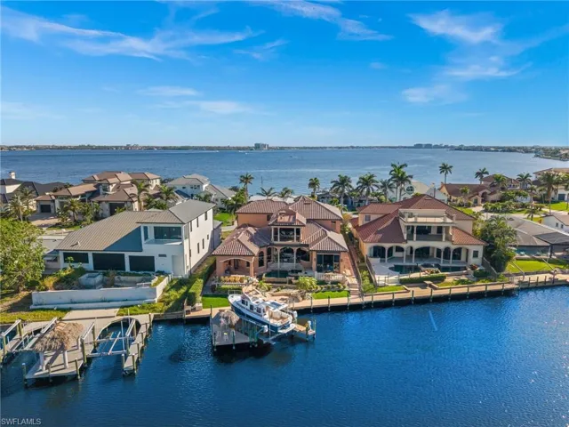 Property view of water featuring a boat dock