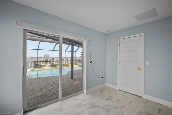 View of doorway to outside