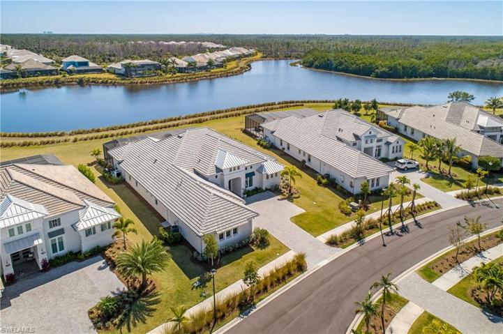 This view shows the Natural Cypress Waterway behind the house.