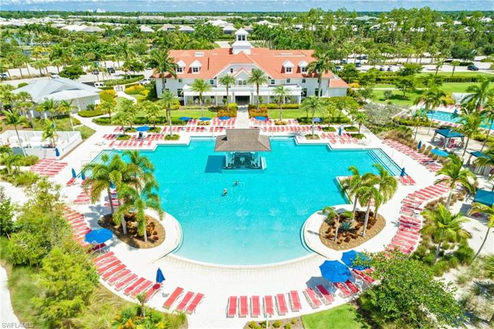 Resort Style Pools- Clubhouse in Background.