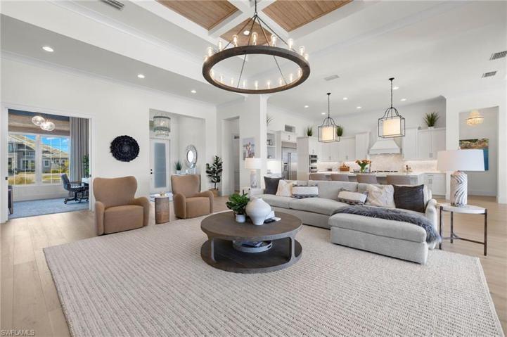 This Shot Bring in the Entry Foyer, Office and Kitchen.