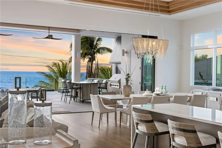 view from bar area