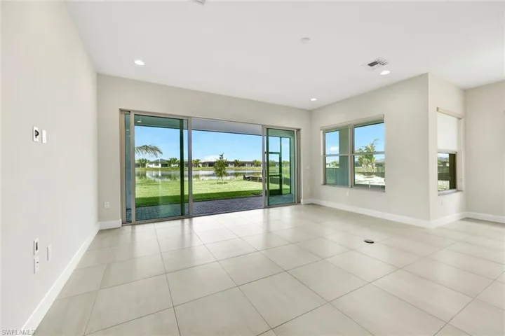 View of Living Area towards Lanai/Backyard
