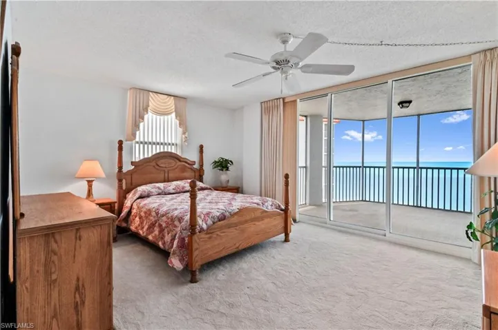 Breathtaking Gulf views from spacious master bedroom