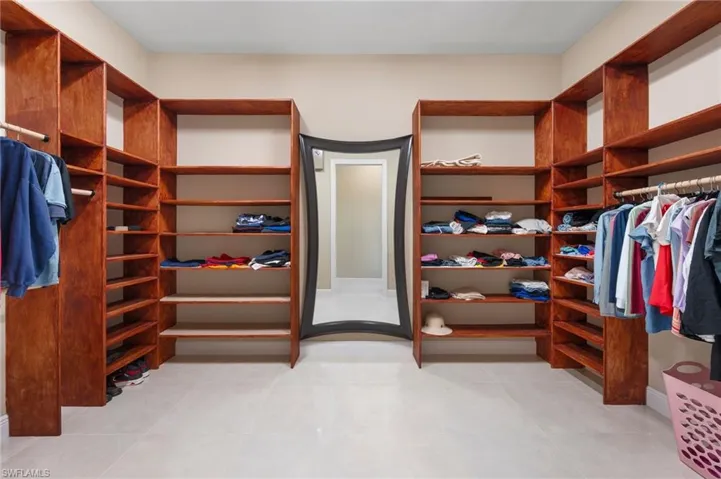 Expansive Primary Closet