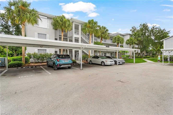 Covered parking in front of unit. Assigned space.