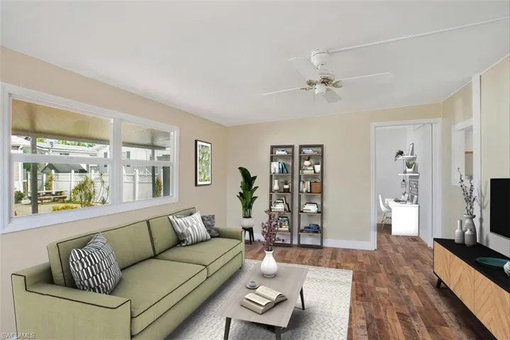 Virtually Staged-Living Room