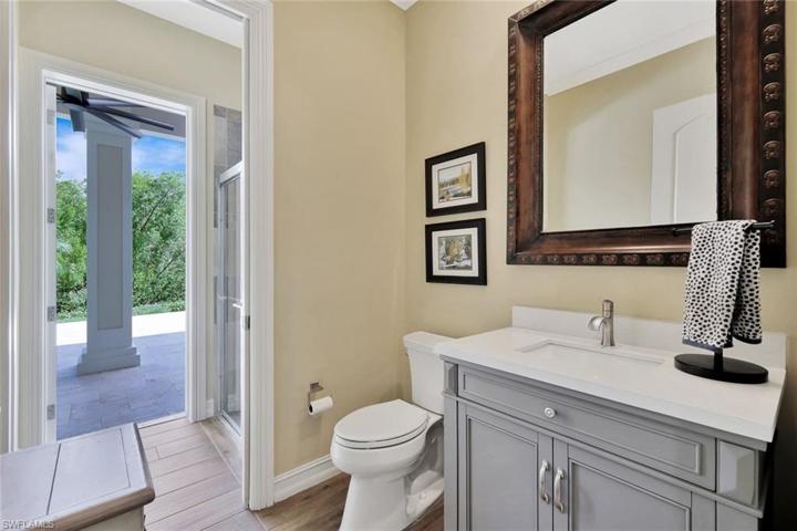 Guest Bath Incl. Walk-In Shower  Doubles as Pool Bath