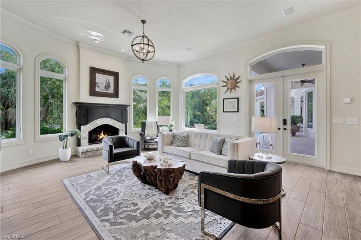 Family Room w. French Doors to Lanai