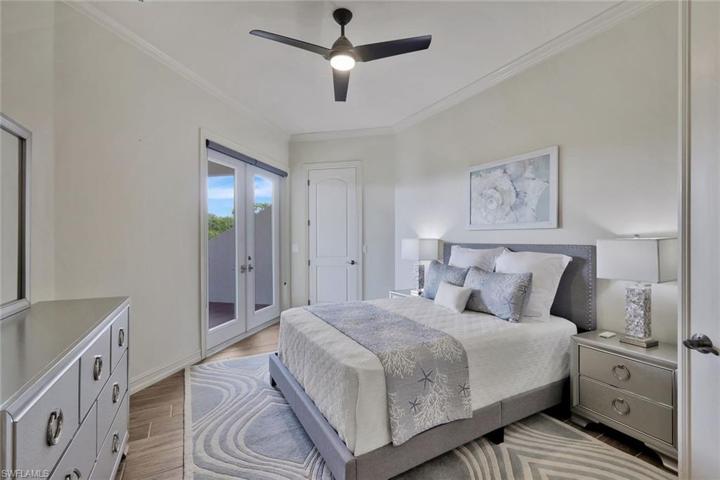4th Bedroom w/ French Doors to Balcony