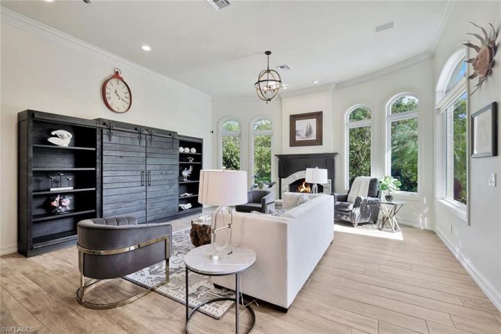 Gas Fireplace in Family Room