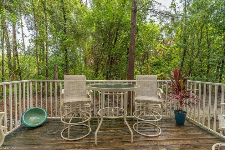 View of deck