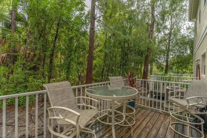 View of deck