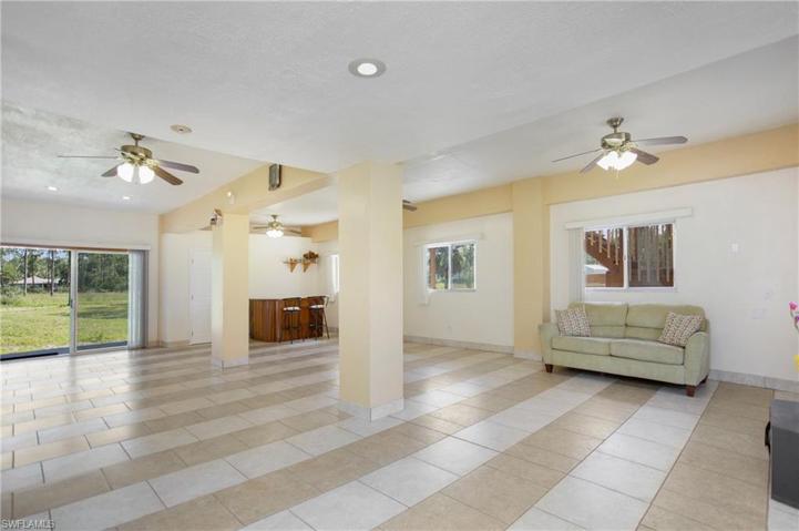 View from Doorway into  Living/Entertainment space