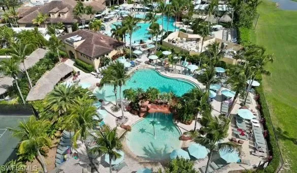 Drone / aerial view of Lely Resort Pools