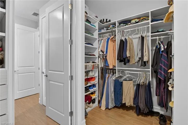 Master Bedroom Closet Organization System