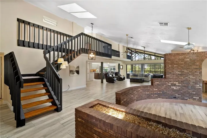 Living to upstairs master