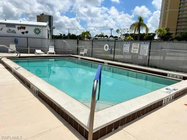 View of pool